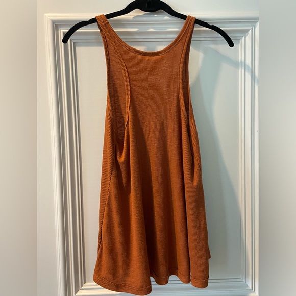 Free People burnt orange game day tank top - Picture 2 of 3